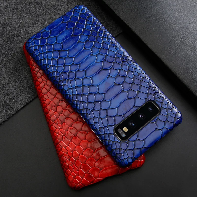 Роскошные деловые брендовые Чехлы для Samsung Galaxy S10 e чехол S9 Plus винтажные чехлы из