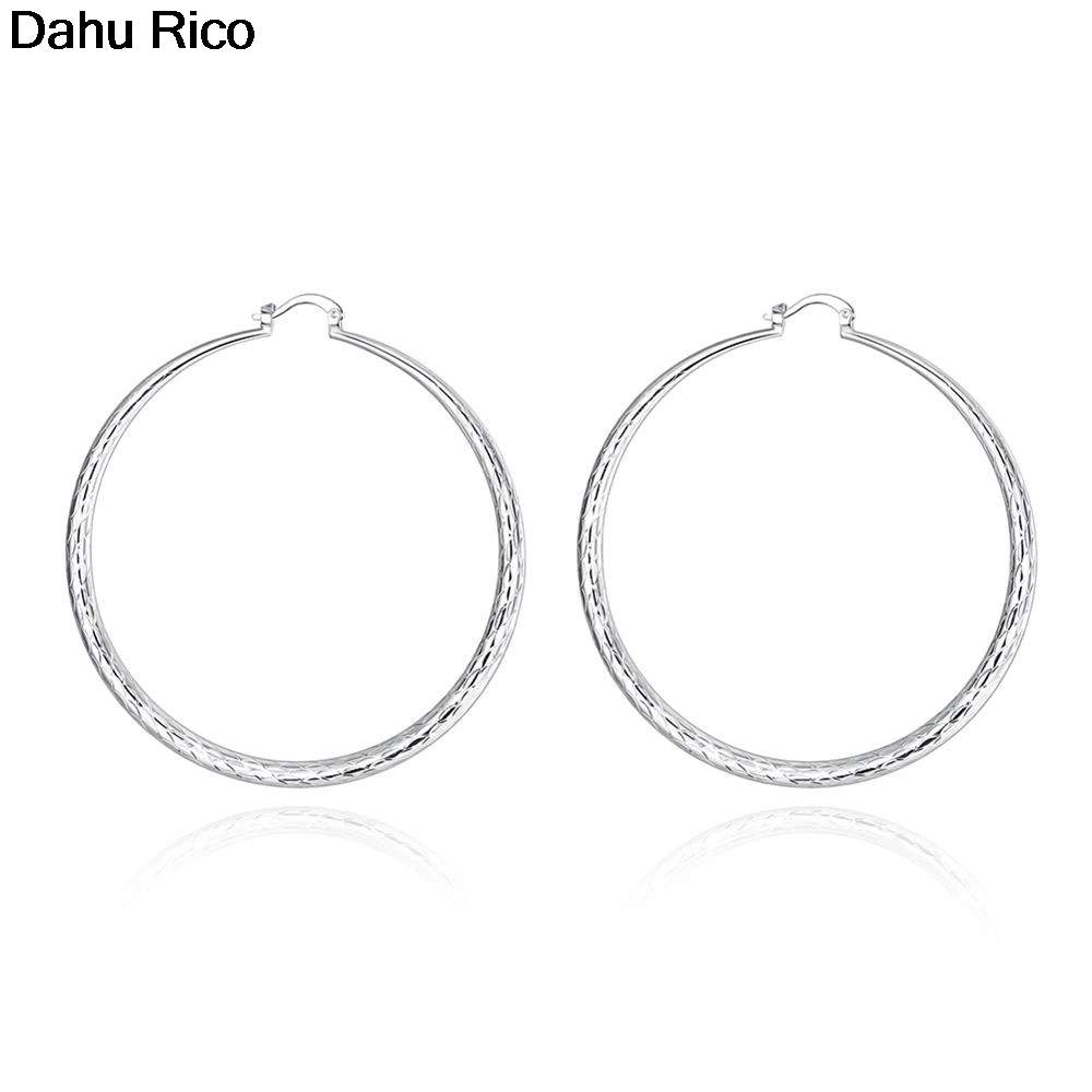 Женские серьги кольца aros anneau oreille с волнистыми линиями разные линии на