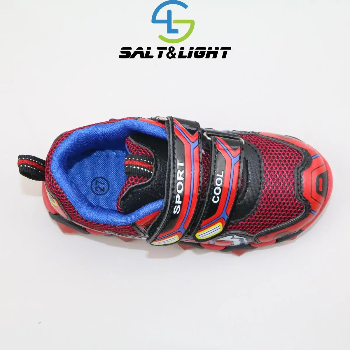 Детская спортивная обувь JUSTSL с рисунком Железного человека модные блестящие