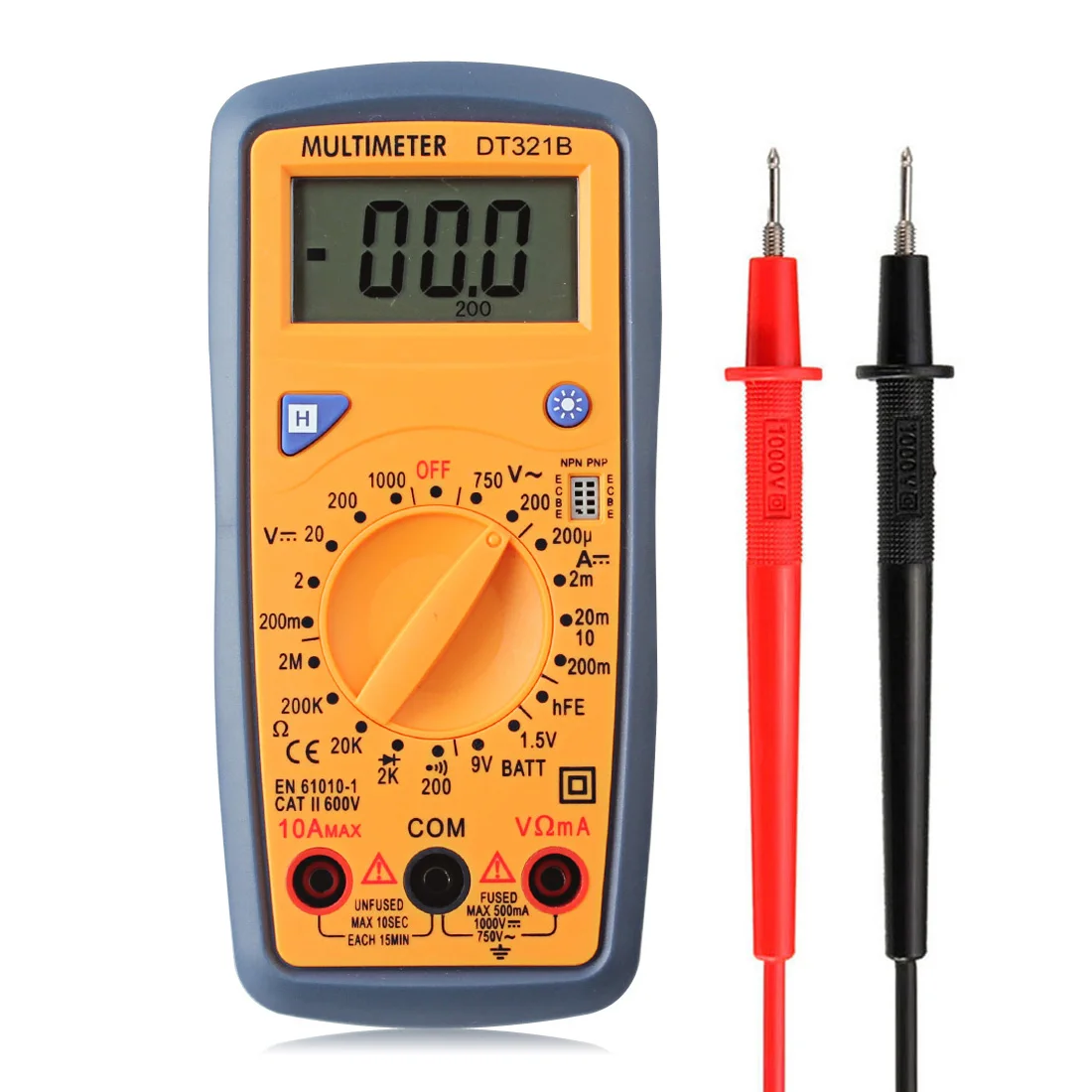 Портативный цифровой мультиметр DT321B AC/DC измеритель напряжения портативный с