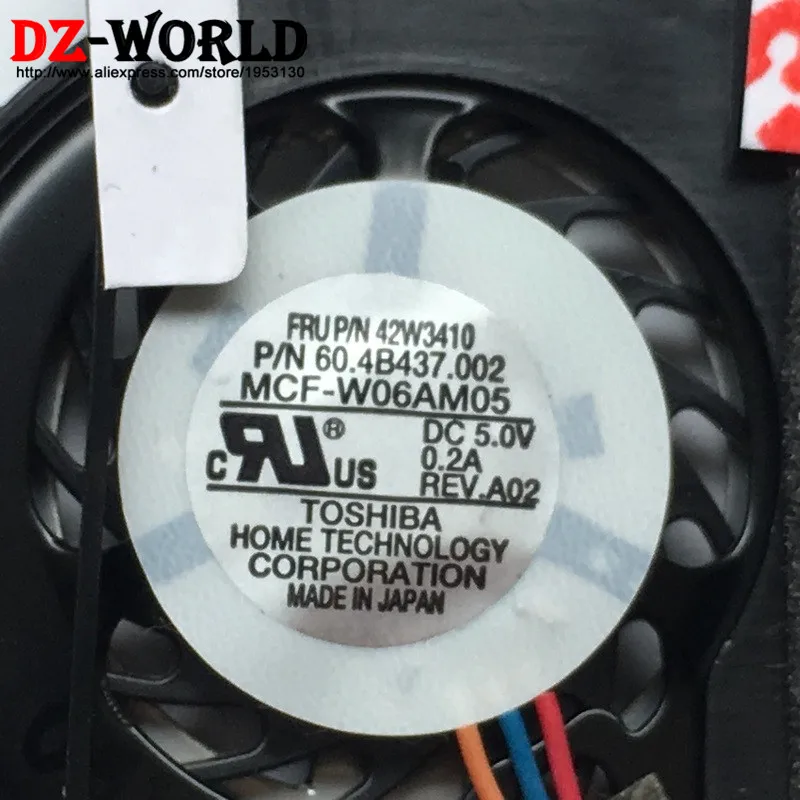 Кулер для сетевой карты ноутбука Lenovo ThinkPad X61 X61S охлаждающий вентилятор 42W3410 42X4678