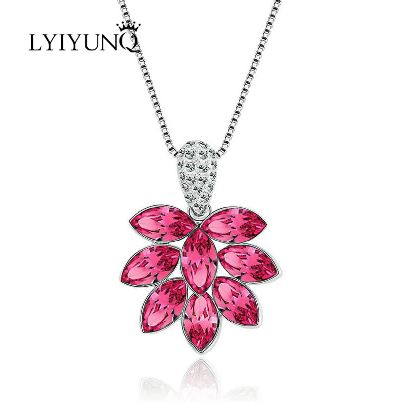 Женское винтажное ожерелье с подвеской в виде цветка розы|pendants for women|feather pendantnecklace
