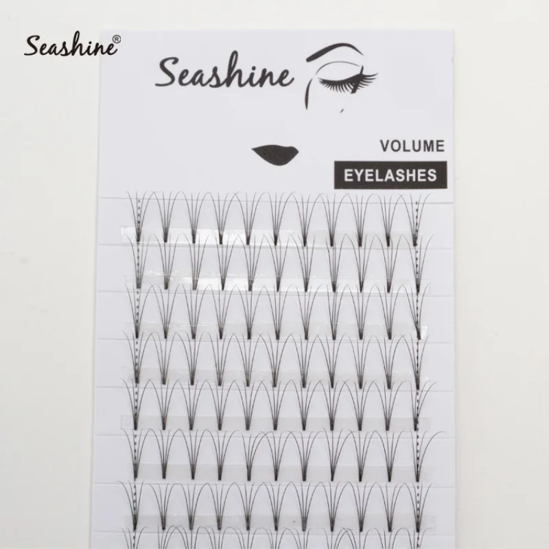 

Seashine 4D Private Label Russian Volume Eyelash Extension C Crul Soft Individual Eyelash False Lash Extension Free Shipping
