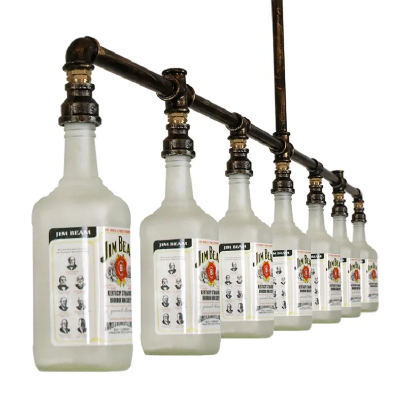 Winebottle винтажные промышленные подвесные лампы светильники светодиодные для дома