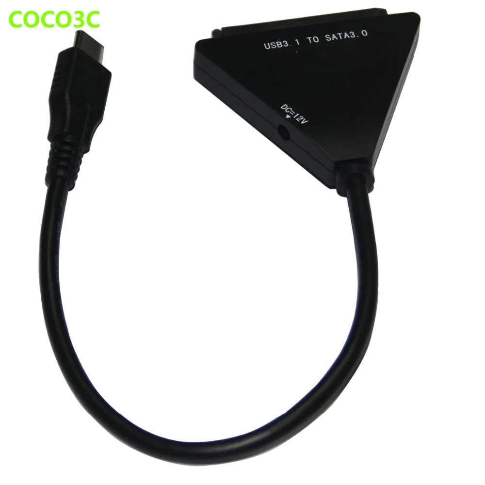USB 3.1 Тип c SATA 3.0 Женский 2.5 &quot3.5&quot SSD Кабель адаптер для Macbook C 6 ГБ HDD конвертер