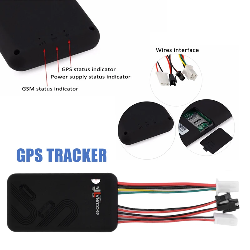 10 шт. GT06 Автомобильный мини GPS трекер мотоцикл в режиме реального времени