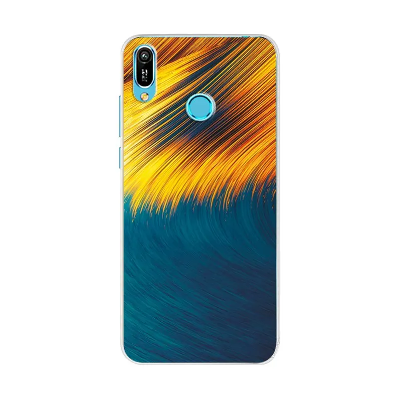 YOUVEI Новинка чехол для телефона Huawei Y6 2019 6 09 ''новейший мягкий ТПУ с принтом Honor