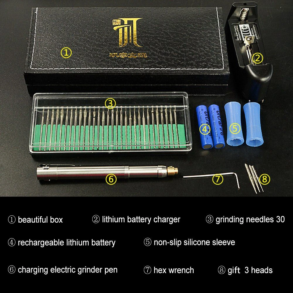 Мини гравировальная ручка электрическая шлифовальная машинка для Нефритовой
