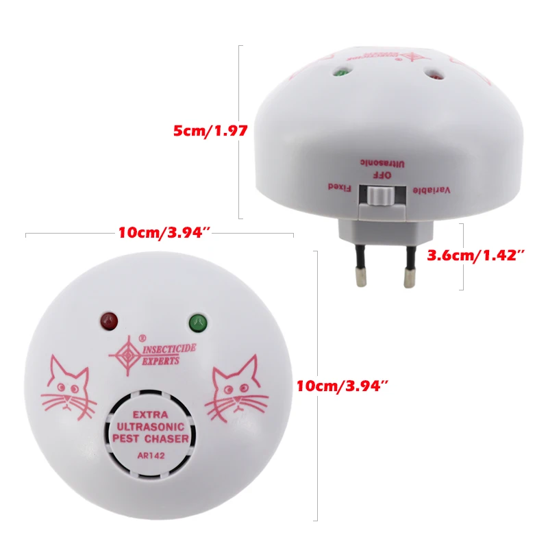 Электронный ультразвуковой от крыс мышей репеллент комаров домашний