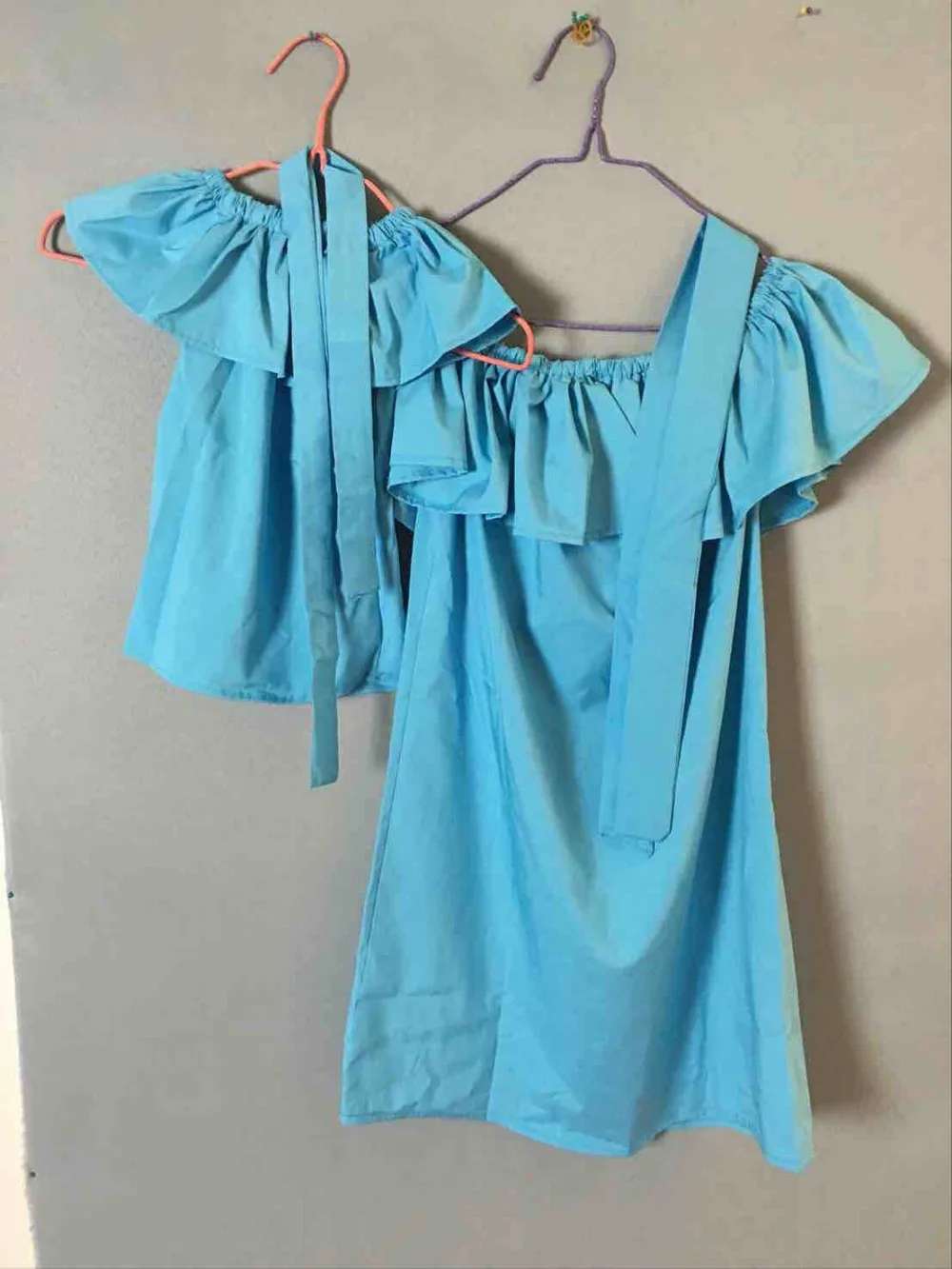 Семейные одинаковые наряды для женщин и девочек праздничное пляжное платье