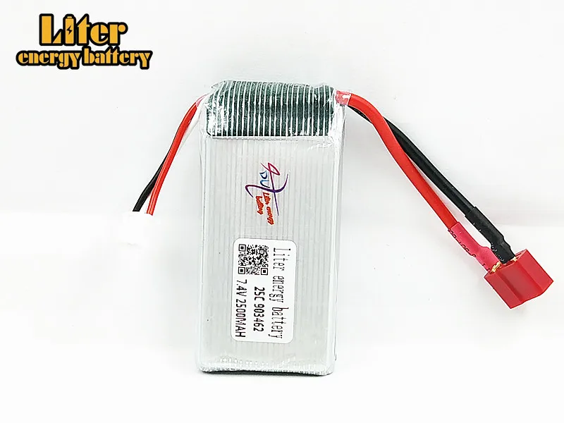 Батарея 7 4 V 1600mAh 903462 Lipo 25c для автомобиля 12428 FT009 батарейка катера с дистанционным
