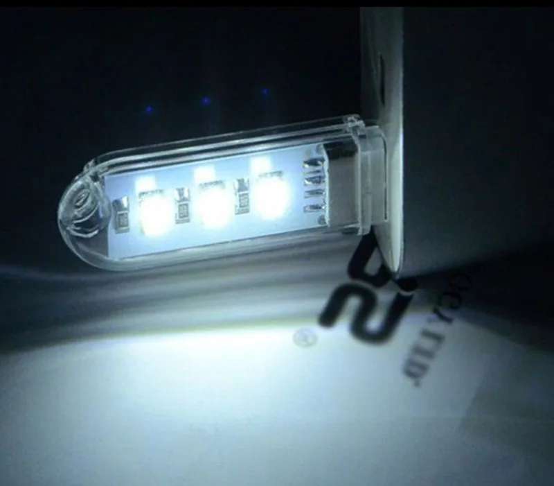 ULIFART портативный мини белый USB светодиодный ночник для ПК компьютера ноутбука |