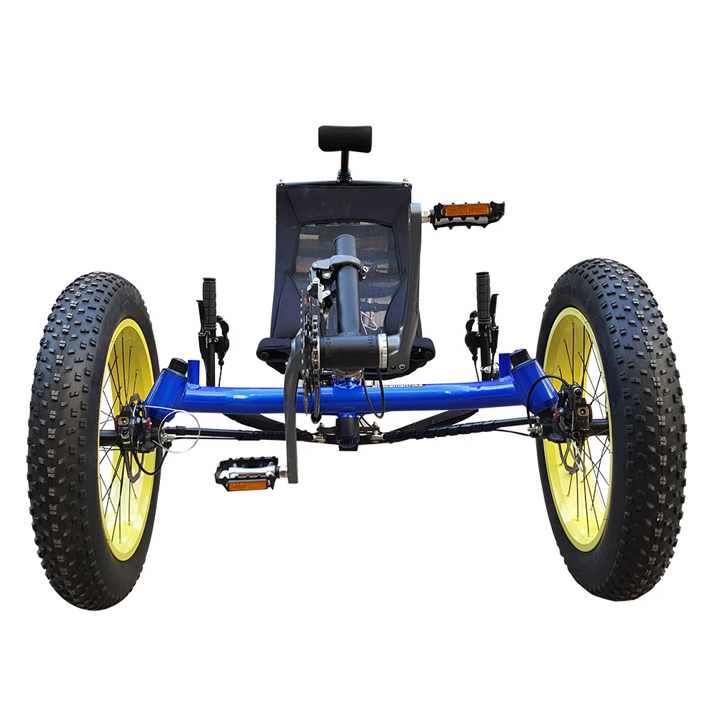 Рама из алюминиевого сплава 4 0 дюйма полная шина лежачий штатив|recumbent trike|fat tiretrike