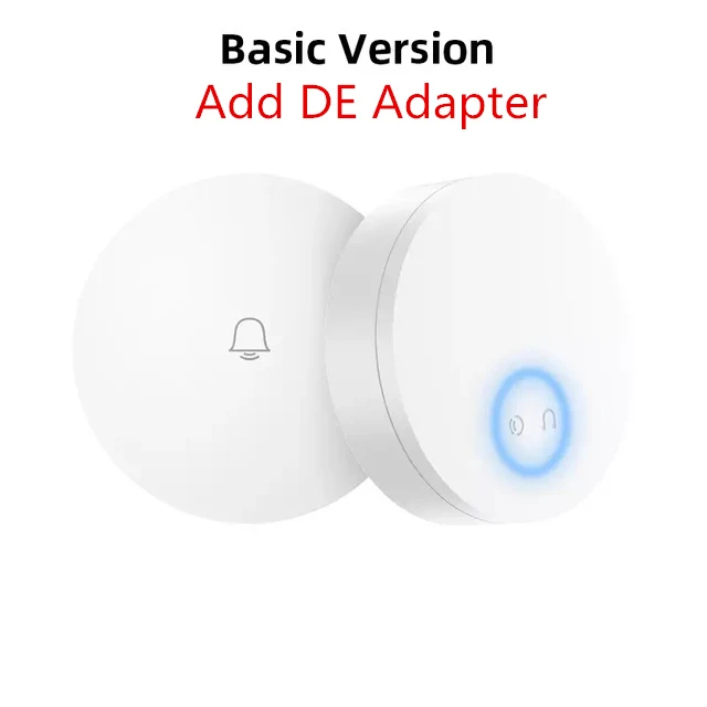 basic ADD DE plug Xiaomi Mijia Linptech Smart wifi беспроводной дверной звонок самогенерирующий AC 110-240 В интеллектуальное управление памятью работа с приложением mihome - Цвет: basic ADD DE plug