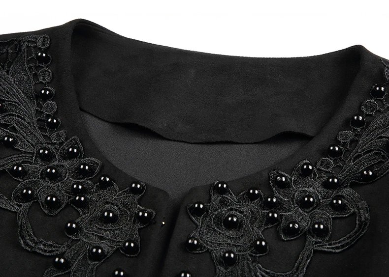 Женская куртка с длинным рукавом короткая белая бисером A956 2021 | одежда