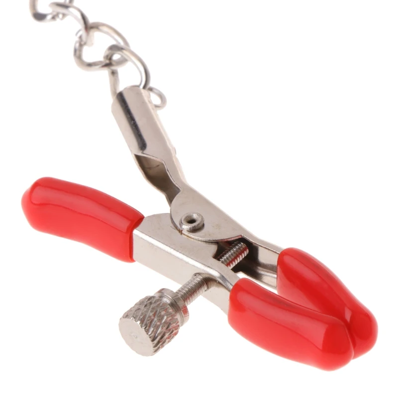 4 головки металлическая цепь зажимы для сосков цепи взрослые игровые на соски