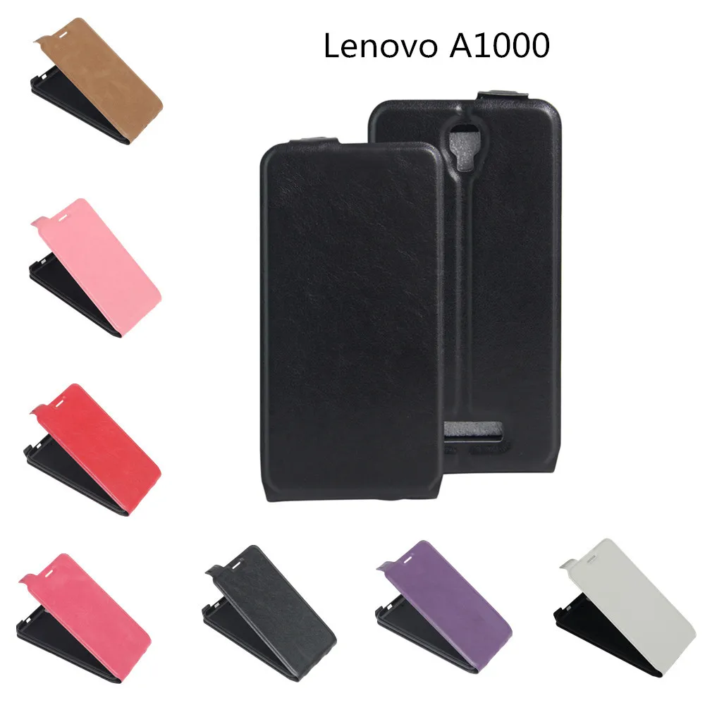 Чехол для lenovo A1000, 4,0 дюймов, чехол из искусственной кожи, чехол для lenovo A1000 A 1000, вертикальный откидной Чехол для телефона s