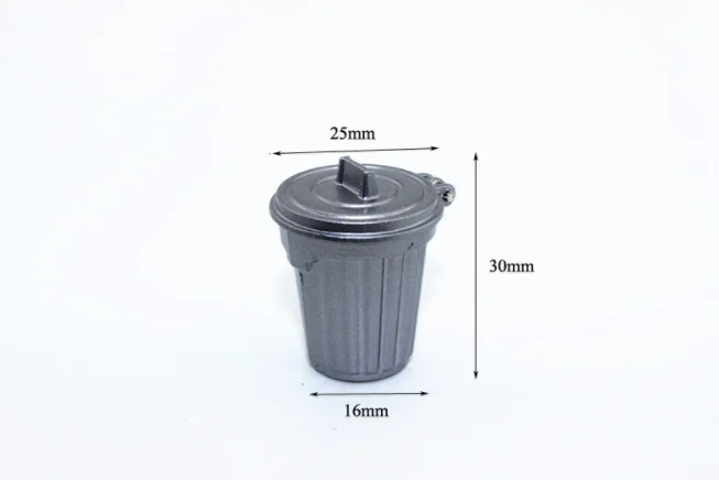 1 Pcs/set Kawaii 1:12 Miniature Dustbin / Trash Can Simulation Kitchen Action Figure Toys | Игрушки и хобби