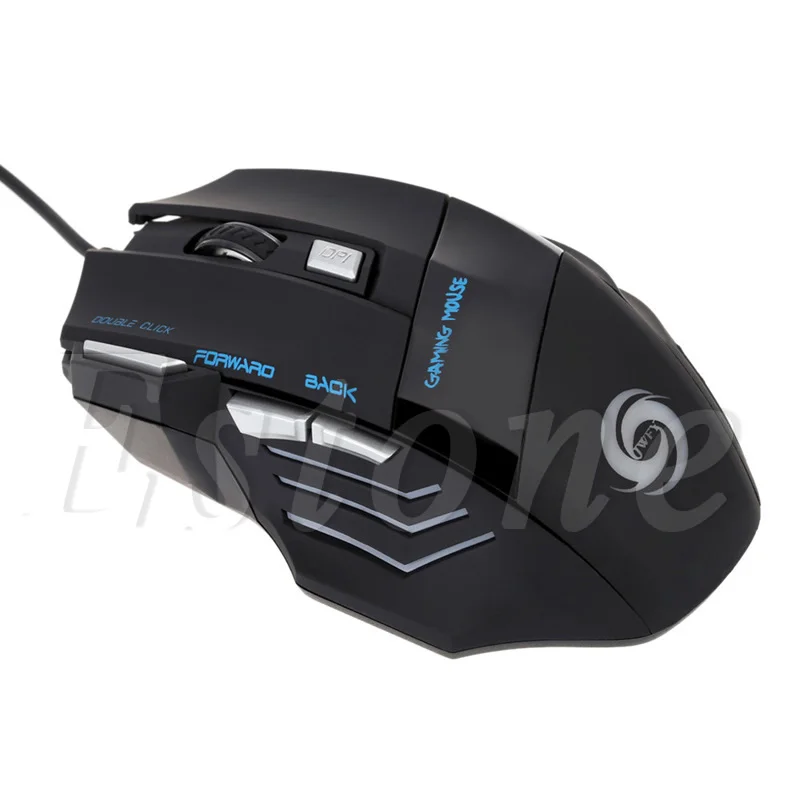 USB оптическая проводная мышь 5500 точек/дюйм 6 кнопок LED мыши с подсветкой для Pro Gamer