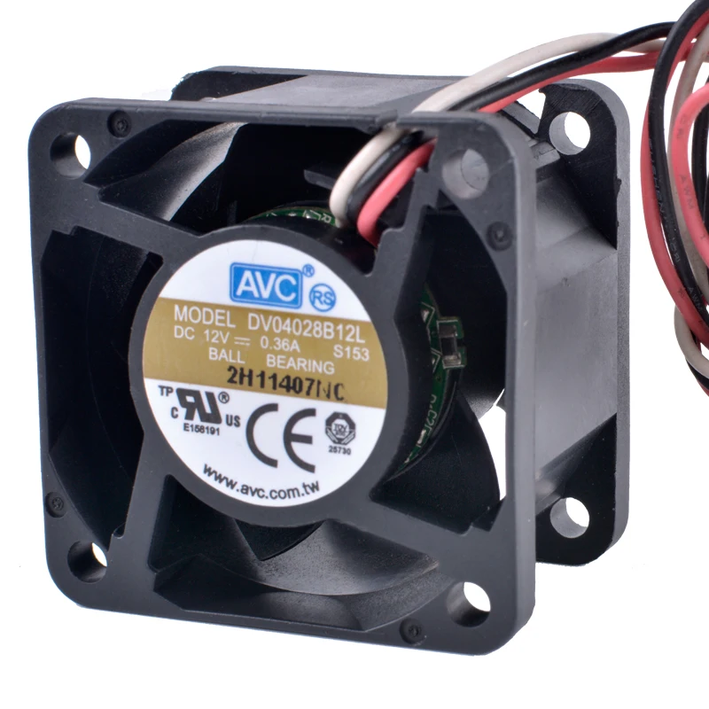 Революция в системах охлаждения DV04028B12L 4028 4cm 40mm вентилятор 12V 0.36A датчик контроля