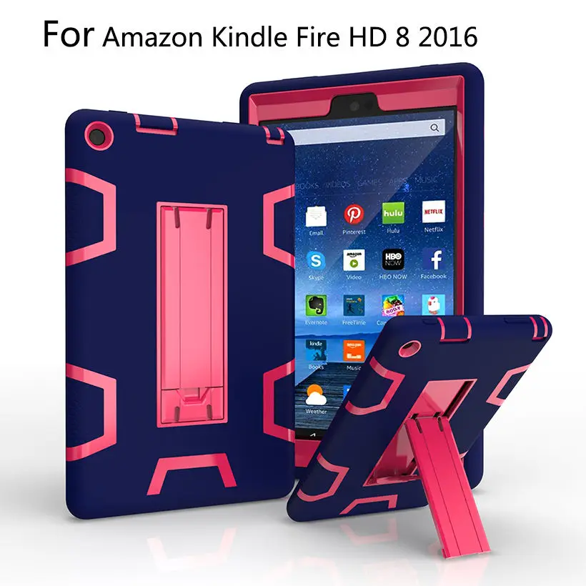 Чехол для Amazon Kindle Fire HD8 2016 6 го поколения 8 дюймов защитный противоударный чехол