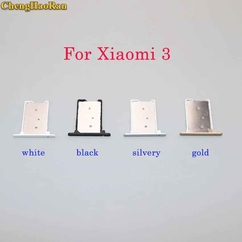 Лоток для SIM карты ChengHaoRan разъем держателя xiaomi 3 4 5 5s 4c 4i mi 3/4/5/5s/4c/4i|Соединители| |