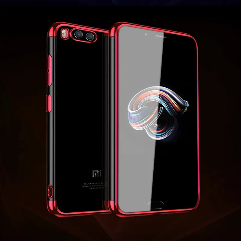 Силиконовый мягкий прозрачный чехол Bosilang из ТПУ для Xiaomi Redmi 5 Plus защитный с