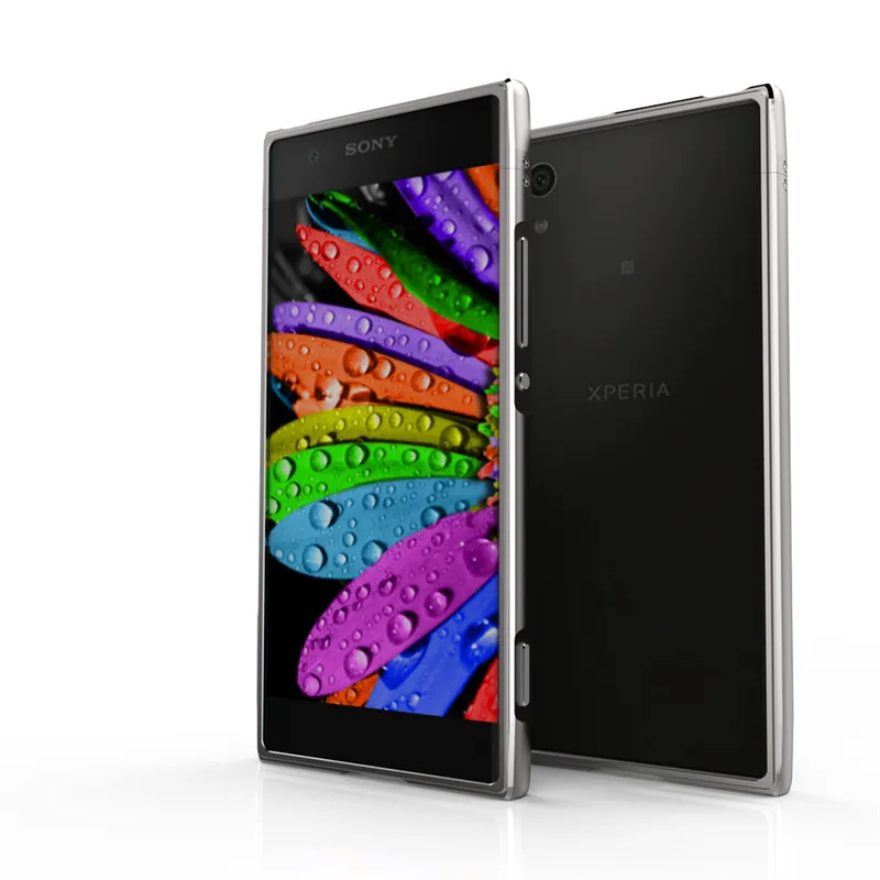 Чехол для Sony Xperia XA1 Ultra Dual металлический бампер с подсветкой рамка чехол