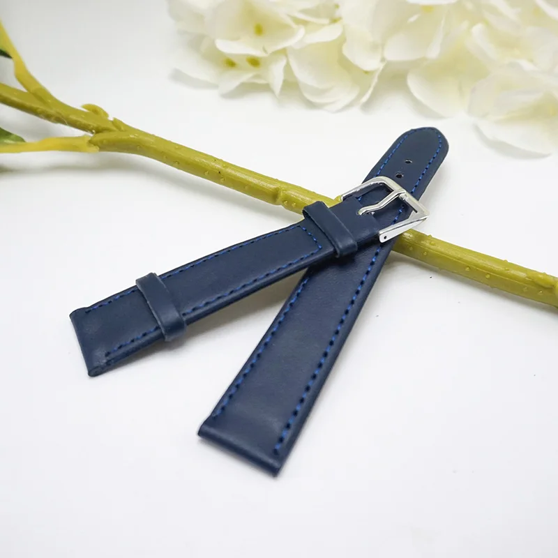 Ремешок кожаный для женских наручных часов 12 мм 14 16 мм|16mm strap|straps for watchesleather watchband |
