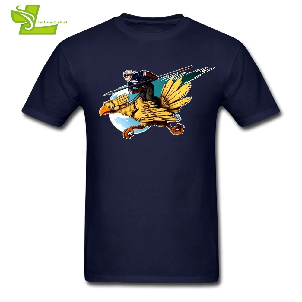 Фото Chocobo футболка капитана Final Fantasy Teenage Camisetas 2020 индивидуальные футболки мужская