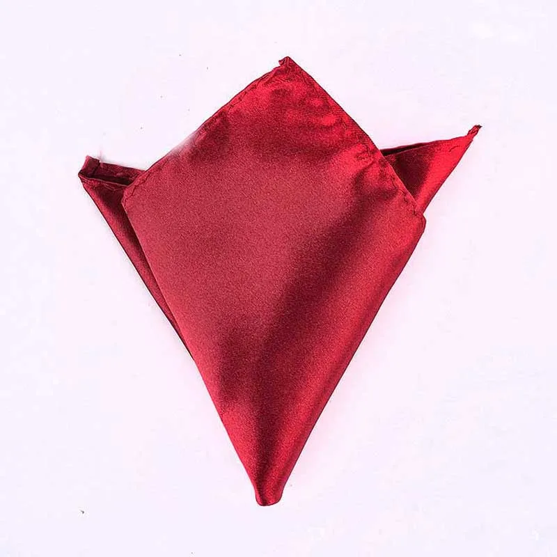 Men Burgundy Мужской галстук-бабочка, свадебный платок, формальный атласный классический однотонный галстук-бабочка, модный квадратный Карманный Подарочный стиль, галстук-бабочка, галстук, Новинка - Цвет: Men Burgundy