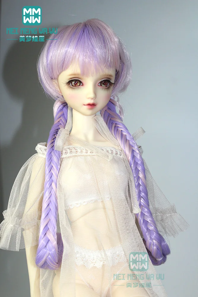 Аксессуары для шарнирной куклы фиолетовые парики нижнее белье 1/6 1/4 1/3 BJD SD DD MSD YOSD