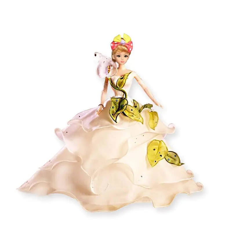 1PC Children's Birthday Gift DIY Cake Decorates Mini Doll Girl Toys Sugar-turning Mould naked doll | Дом и сад