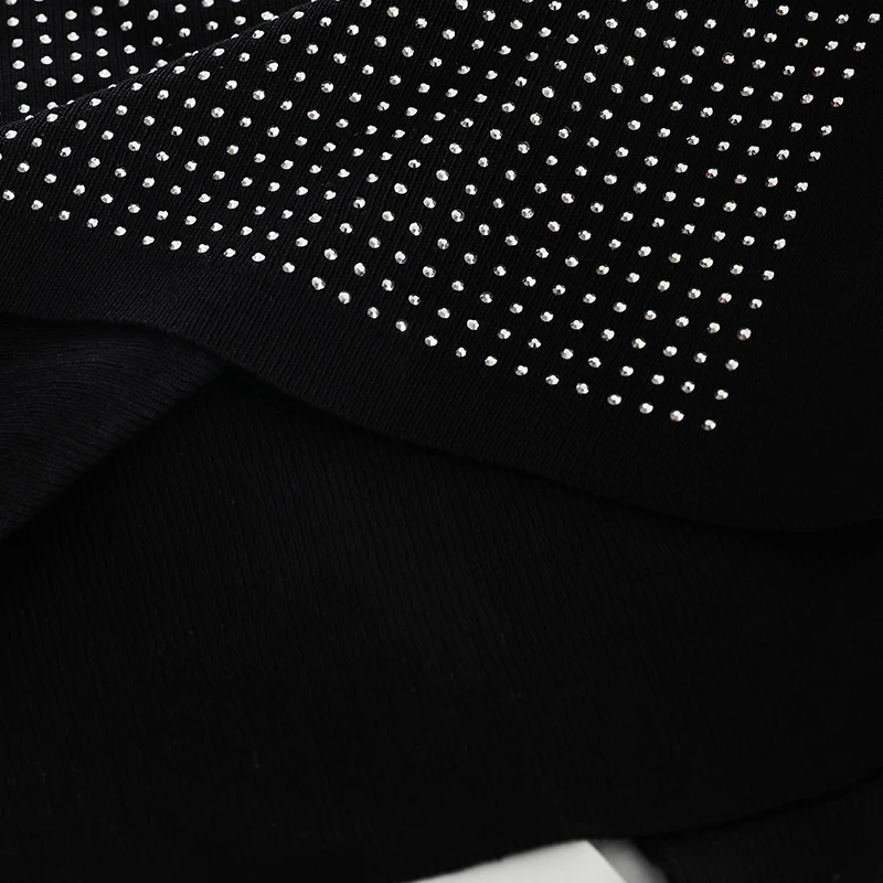 2019 Новый Модный женский комплект из двух предметов с высоким воротником и яркими