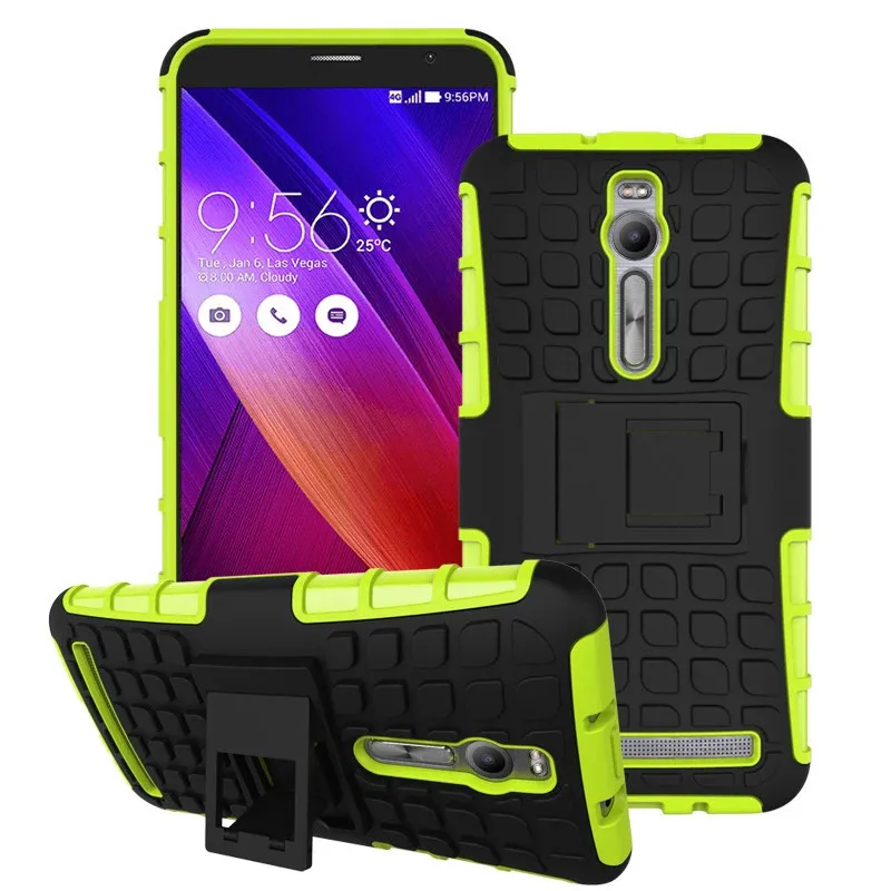 For Asus Zenfone 2 Deluxe ZE551ML Armor Heavy Duty Shockproof Hybrid Kickstand Case Shock Absorbing Cover capa fundas celular |