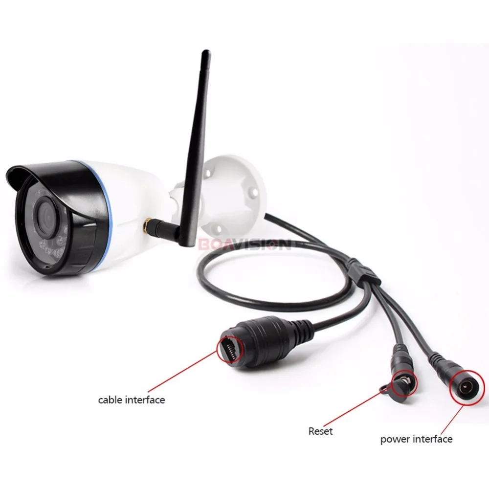 HD 720 P WI FI Пуля IP Камера безопасности Беспроводной 960 1080 видеонаблюдения открытый