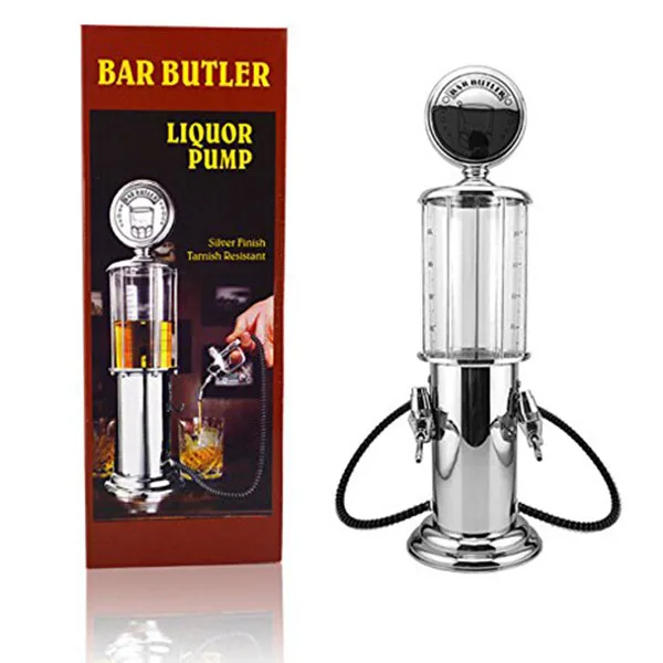 

Double Guns Beer Beverage Machine ilver Liquor Pump Beer Alcohol Liquid Water Juice Wine Soda Drink Beverage Dispenser Machine