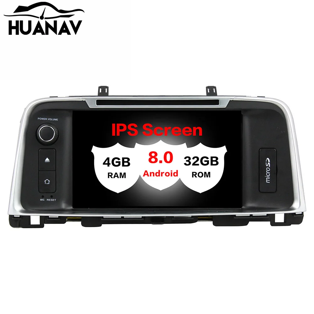 

HUANVA Android 8.0 CD DVD Player GPS navigation For Kia K5/OPTIMA 2015 multimedia player tape recorder 8-Core navi Audio map