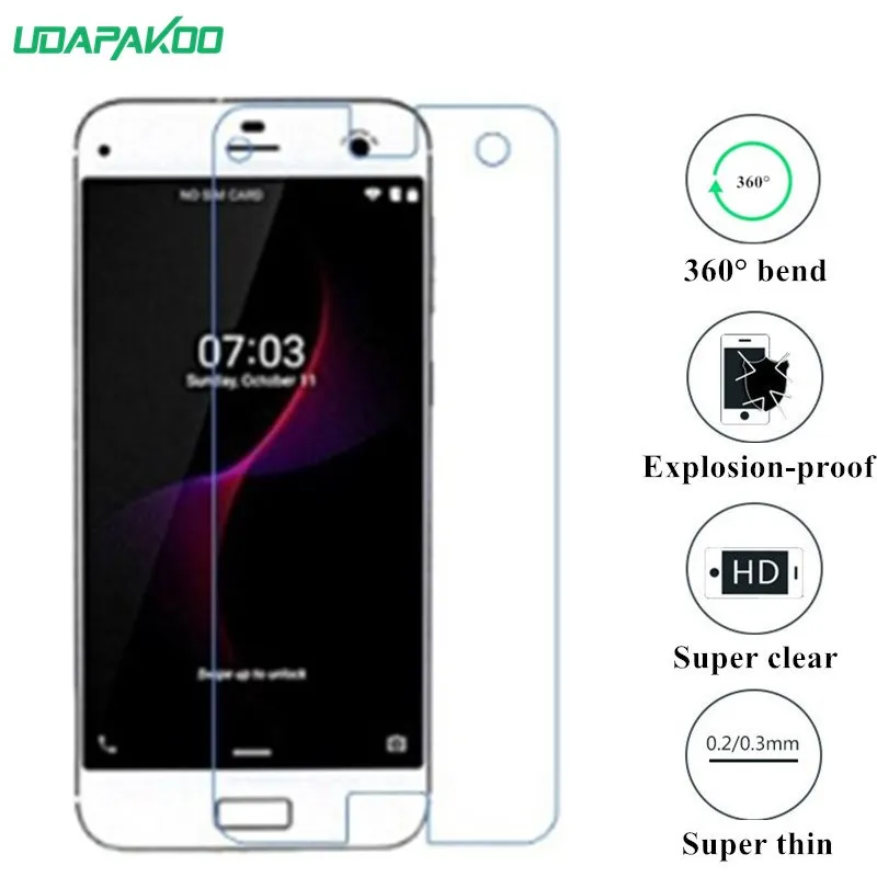 Udapakoo прозрачная закаленная (мягкое стекло) пленка для ZTE Blade S7 Nano взрывозащищенное