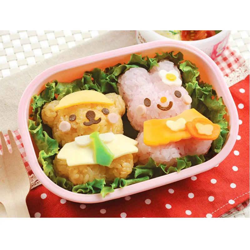 4 шт./компл. форма для выпечки рисовых тортов DIY Форма суши рисовый онигири мяч