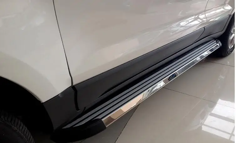 Хромированные черные боковые двери из алюминиевого сплава подножки для Hyundai Tucson