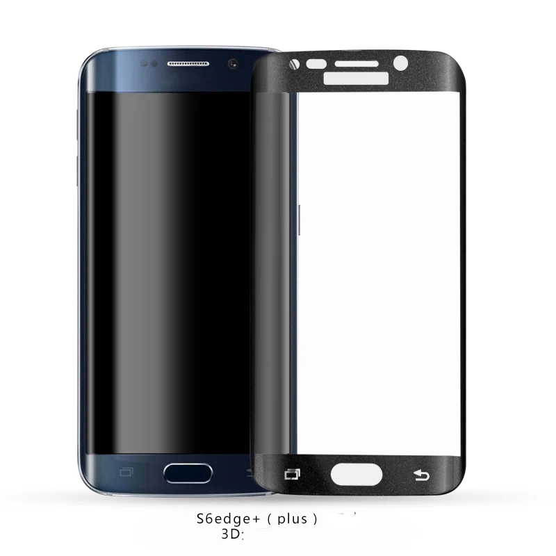 Original 6Colors 9H Mirror Screen Protector For Samsung Galaxy S6 Edge S8 Plus 3D Curved Full Cover Tempered Glass