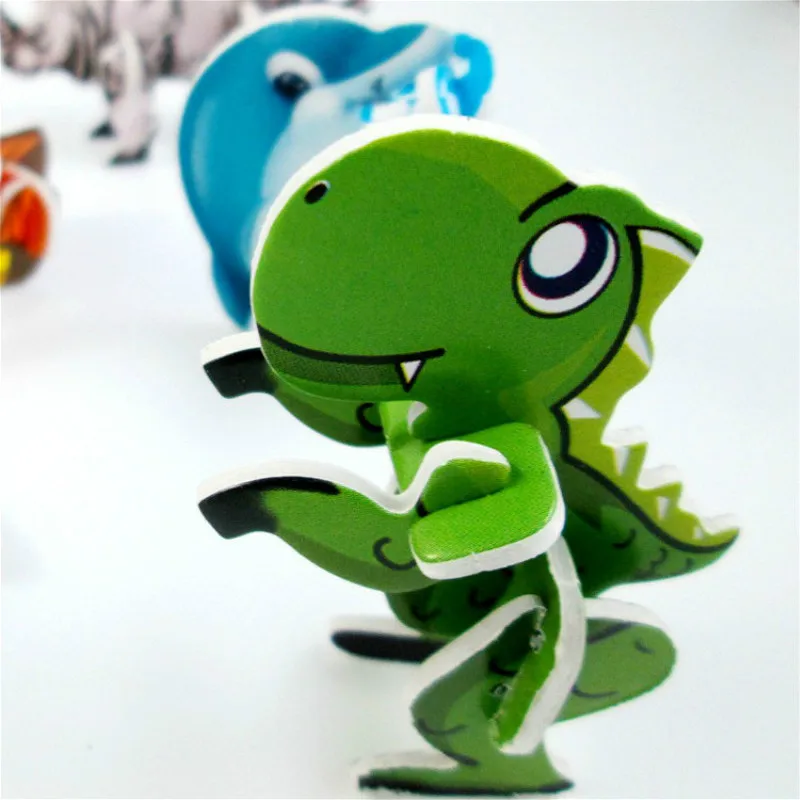 3d пазл динозавр модель из бумаги сборная головоломка Обучающие игры игрушки для