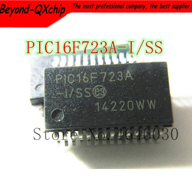 10 шт. 100% новый и оригинальный PIC16F723A I/SS pic16f723 SSOP28|Интегральные схемы| |
