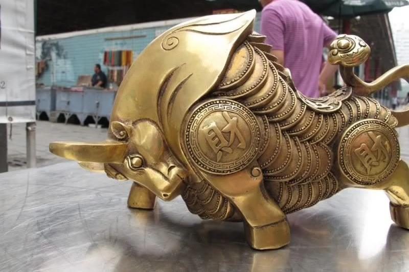 Китайская классическая медная знаменитая уличная монета FengShui для денег