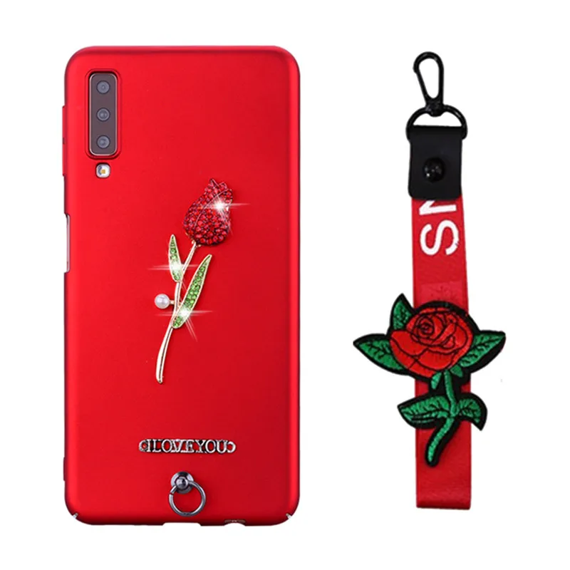 Любовь кулон ремешок чехол для телефона Samsung Galaxy S8 S9 S10 J4 J6 плюс A50 M30S A51 Note 9 j5 j7 2016 A5
