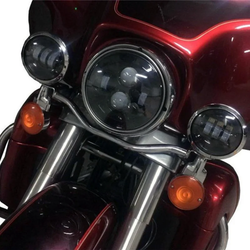 FADUIES мотоцикл 4 1/2 &quot4 5 дюймовый светодиодный проходной свет для Harley