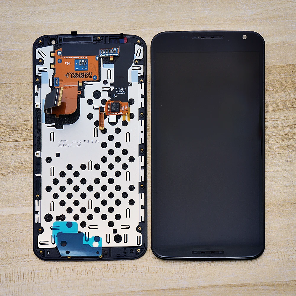 AMOLED 5,9" для Motorola Google Nexus 6 ЖК-дисплей с сенсорным экраном дигитайзер сборка для Moto Nexus 6 XT1100 XT1103 lcd