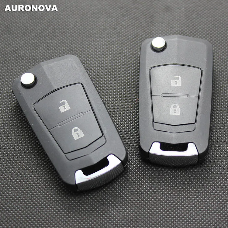 Auronva новый обновленный складной чехол для ключей Hyundai Elantra 2 кнопки дистанционного
