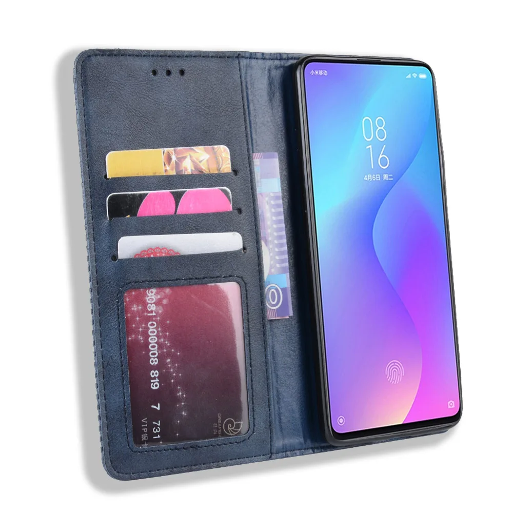 Ретро Флип-книжка Магнитный кожаный чехол для xiaomi Redmi K20 Pro 7A Чехол кожаный флип-чехол на магните для Redmi K20 7 чехол для телефона